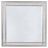 Juego de dormitorio Camille Queen de 5 piezas, color Mercury metálico