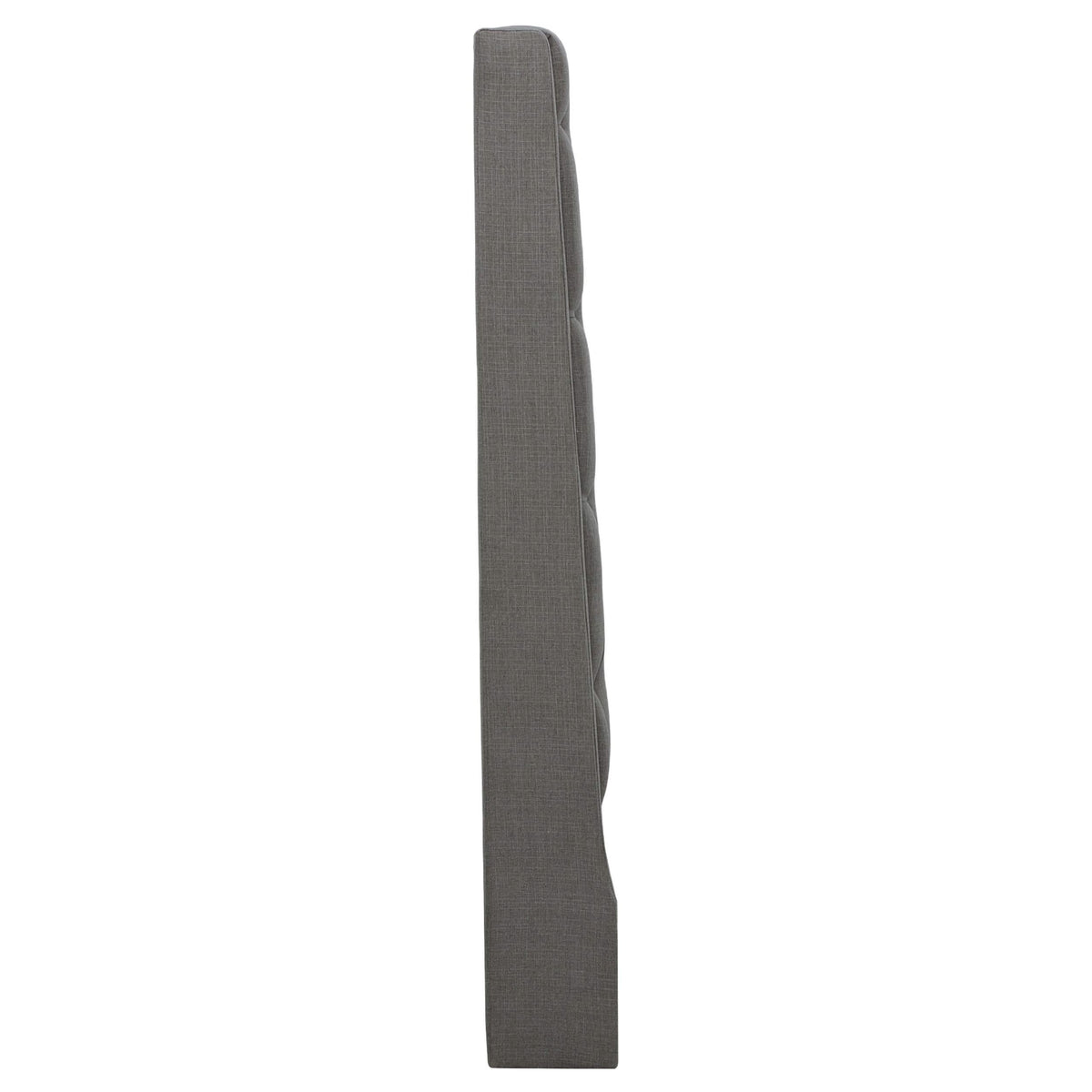 Cabecero tapizado Camille Queen con paneles en gris