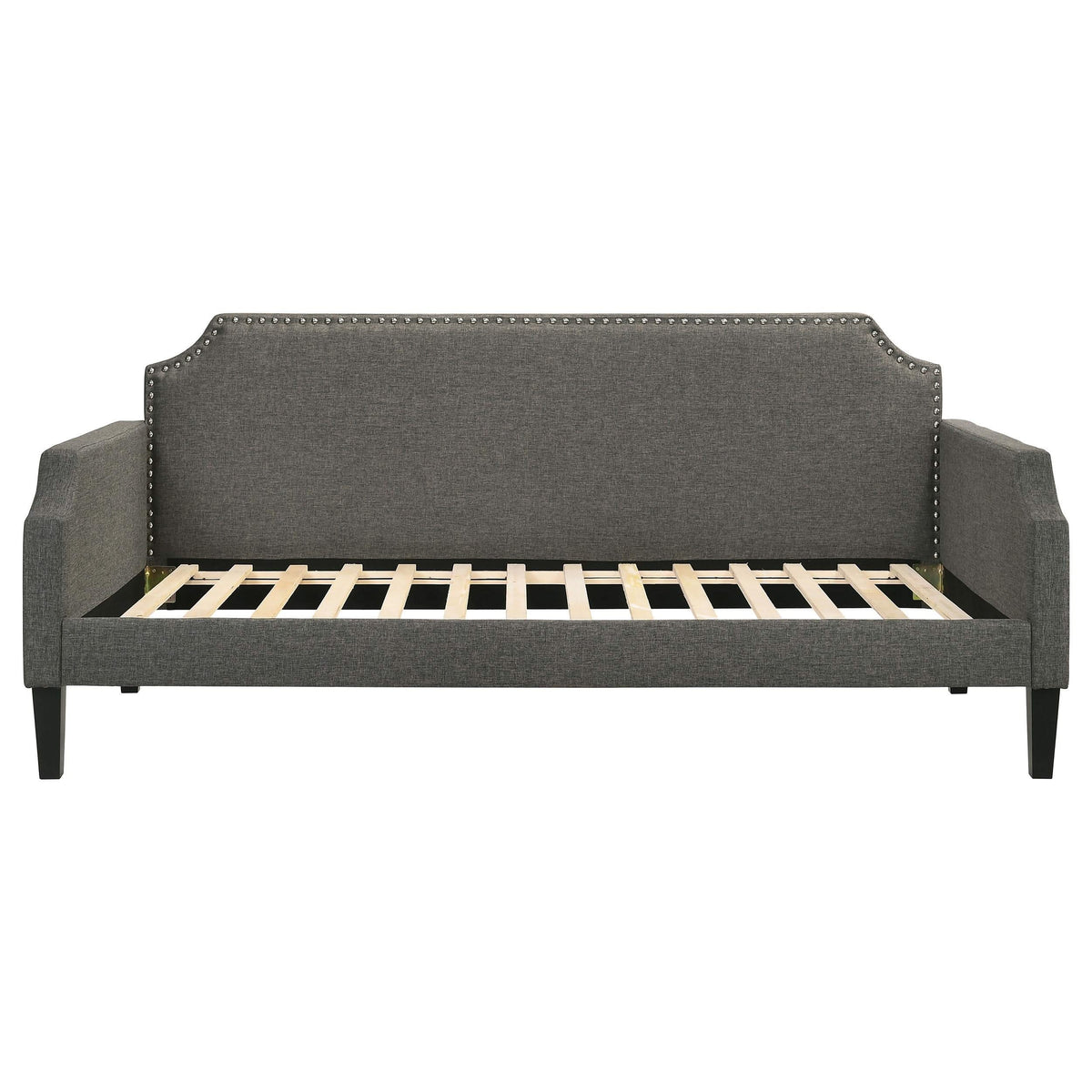 Sofá cama individual tapizado Livia gris