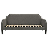 Sofá cama individual tapizado Livia gris