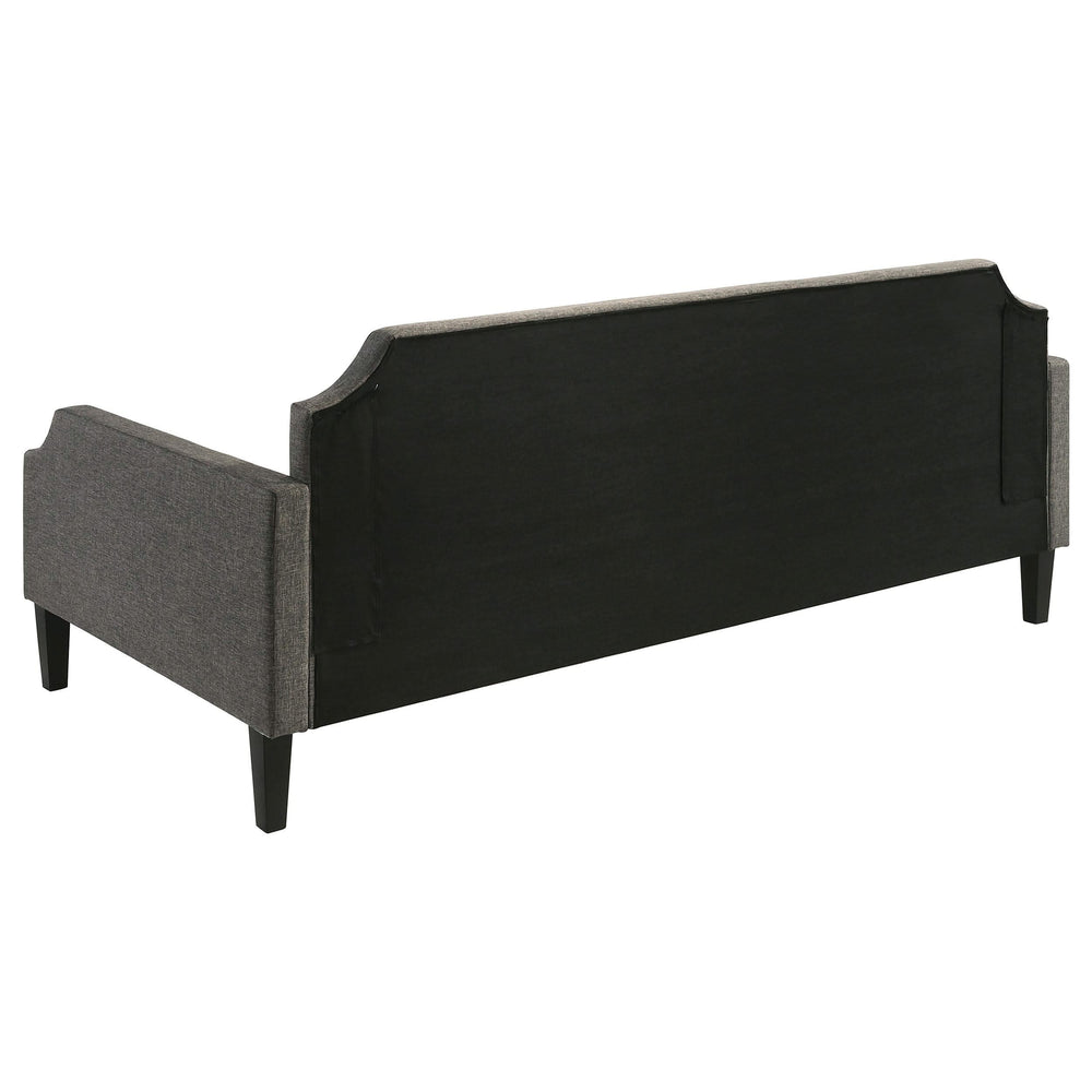 Sofá cama individual tapizado Livia gris