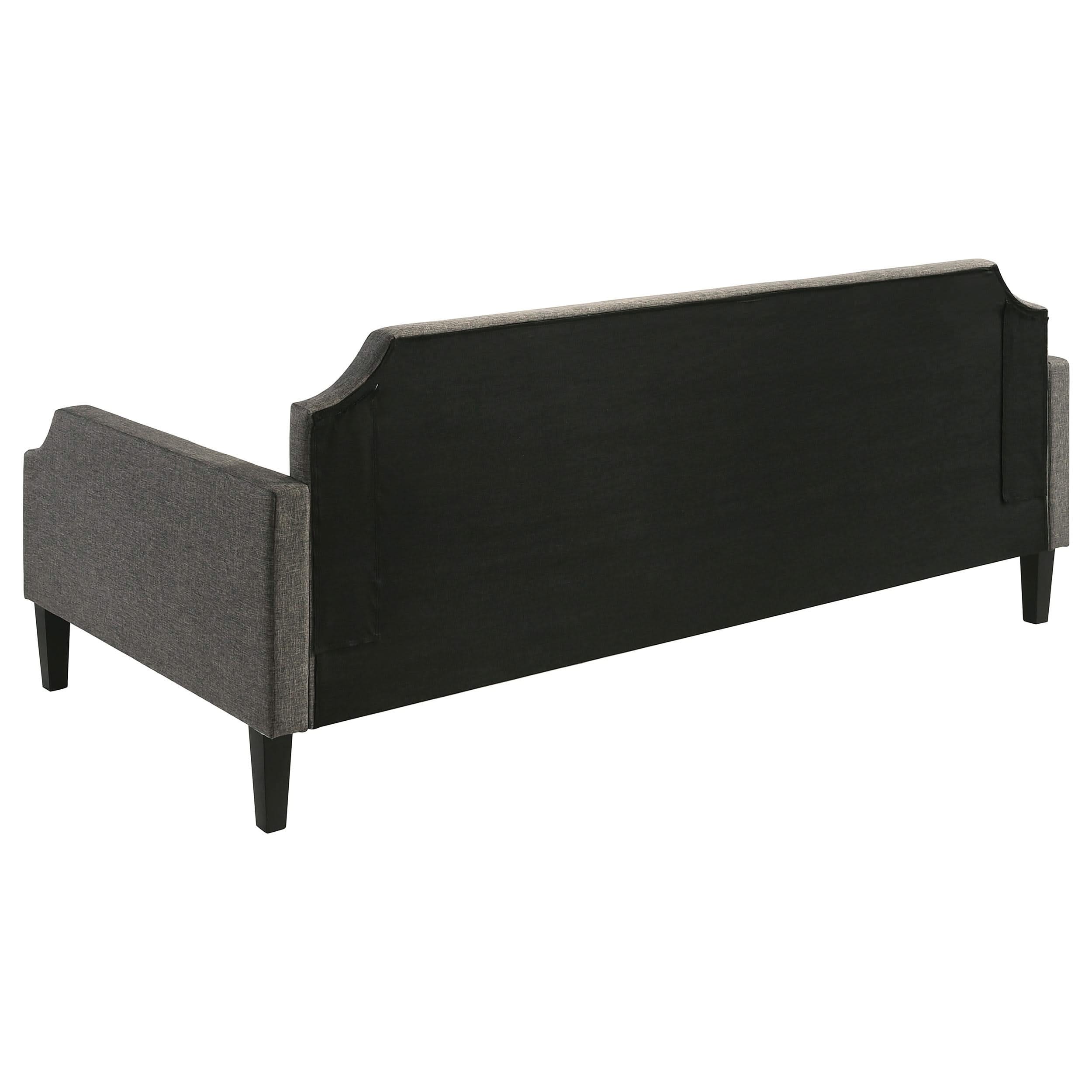 Sofá cama individual tapizado Livia gris