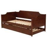 Sofá cama individual Redding Wood con cama nido en cerezo