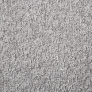 Cama Patricia California King de 58 pulgadas con tapizado en bouclé, color gris
