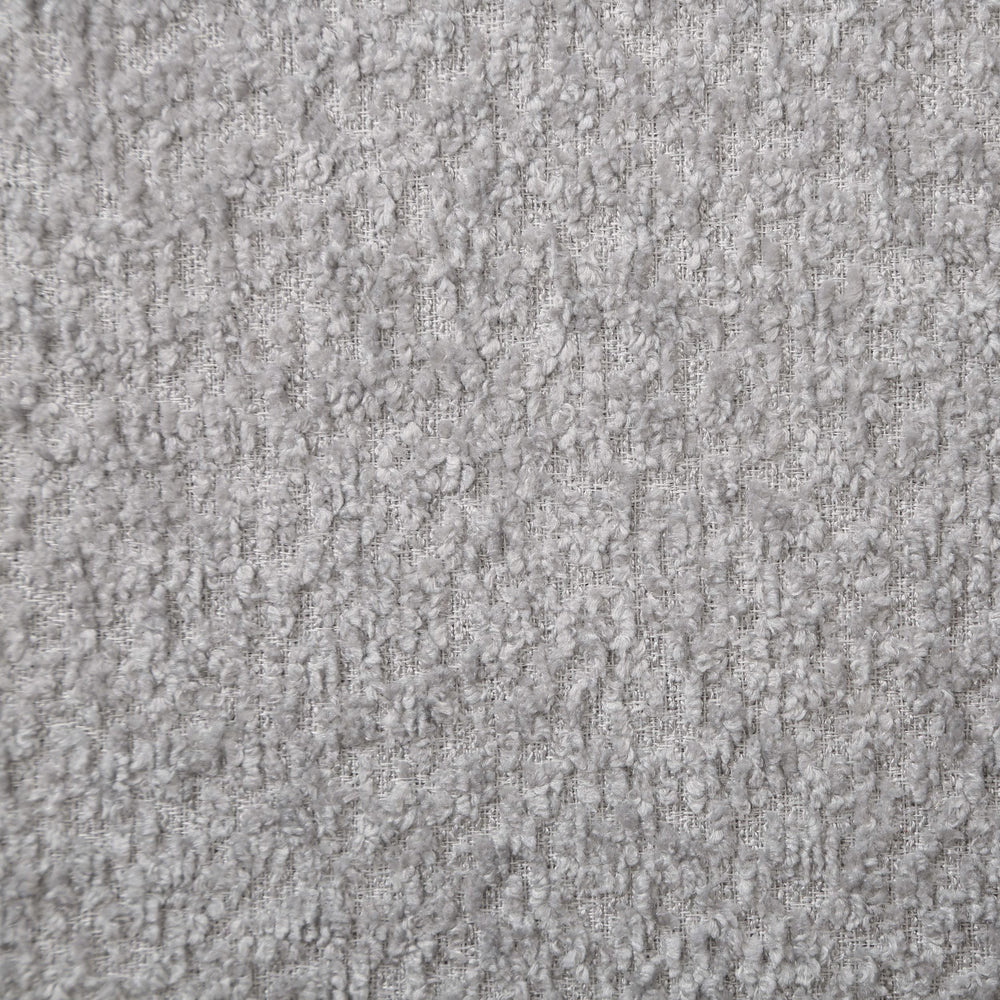 Cama Queen Patricia de 58 pulgadas tapizada en bouclé gris