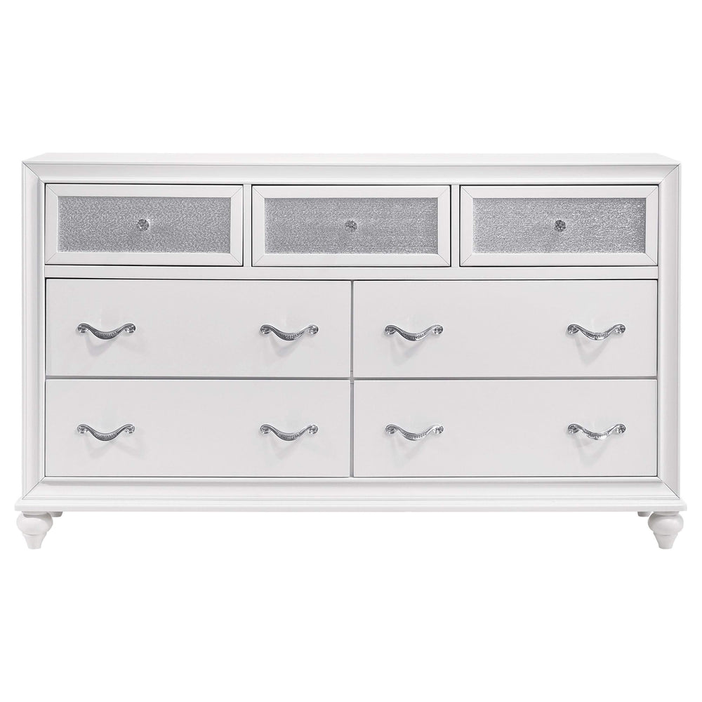 Barzini 4-piece Eastern King Bedroom Set White