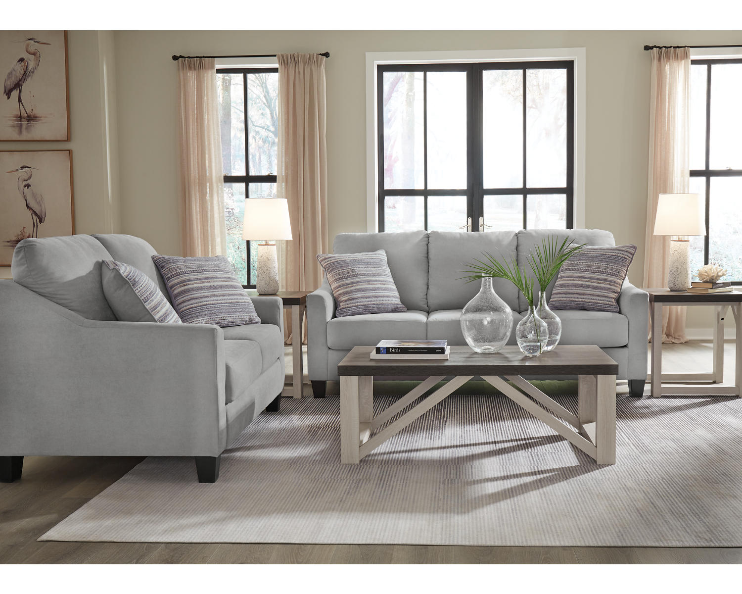 Adlai Sofa and Loveseat