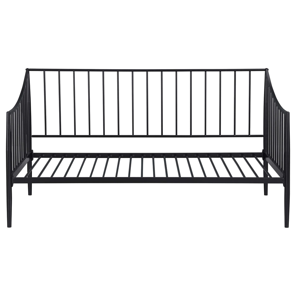Newbury Metal Twin Daybed Bed Frame Matte Black