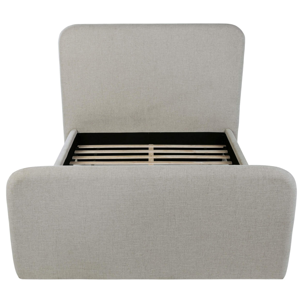 Wren Upholstered Queen Panel Bed Grey