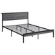 Cama Ricky Metal Full Panel Gris