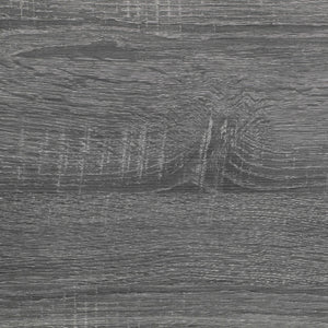 Cama Queen con paneles de metal Ricky, color gris