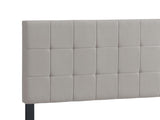 Cama tapizada Fairfield Eastern King con paneles en beige