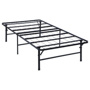 Plataforma de soporte para colchón individual de metal Mabel, color negro