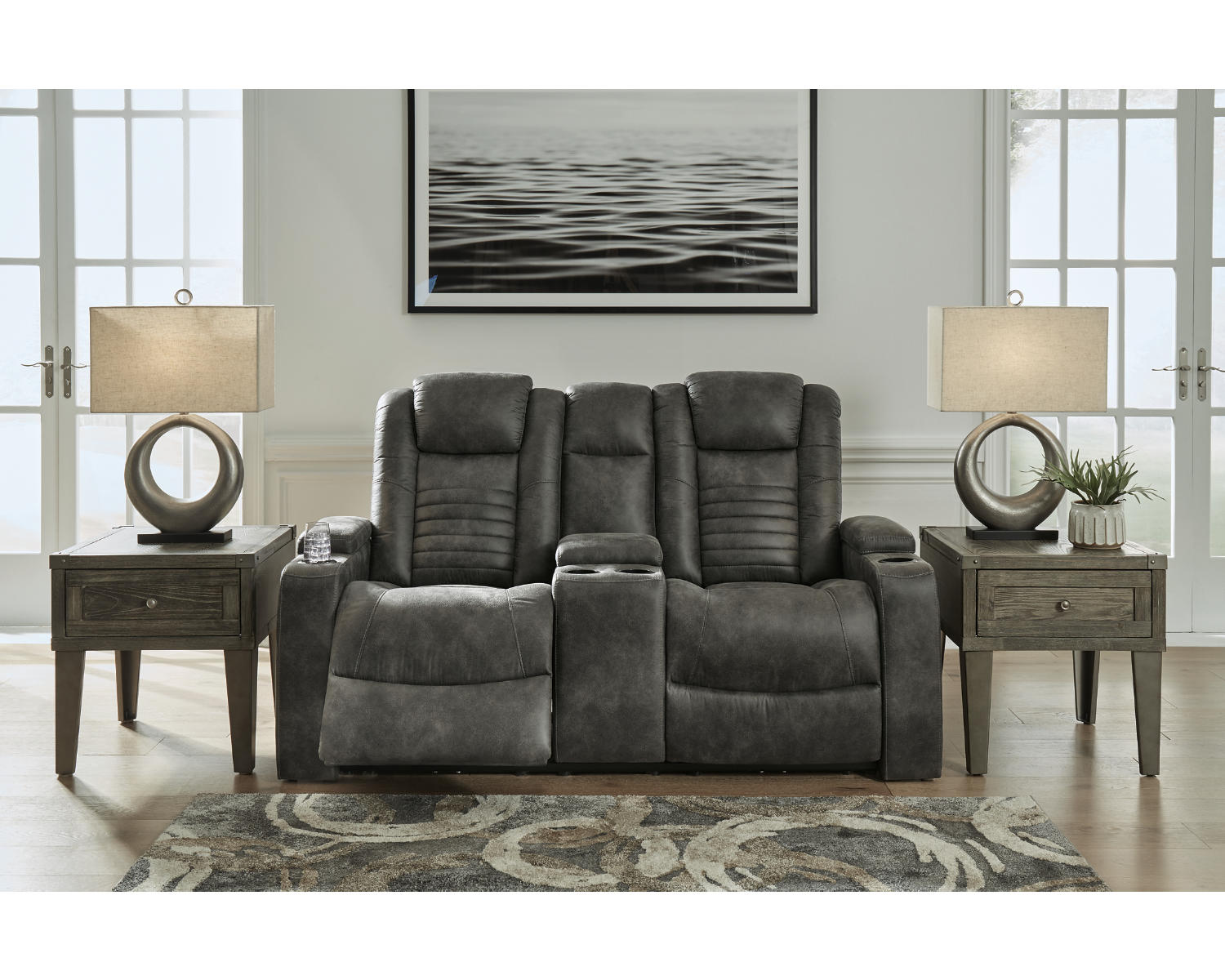 Soundcheck Power Reclining Loveseat with Console