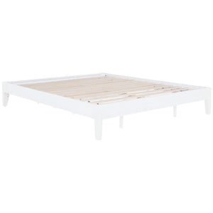 Cama de plataforma universal Hounslow Eastern King blanca
