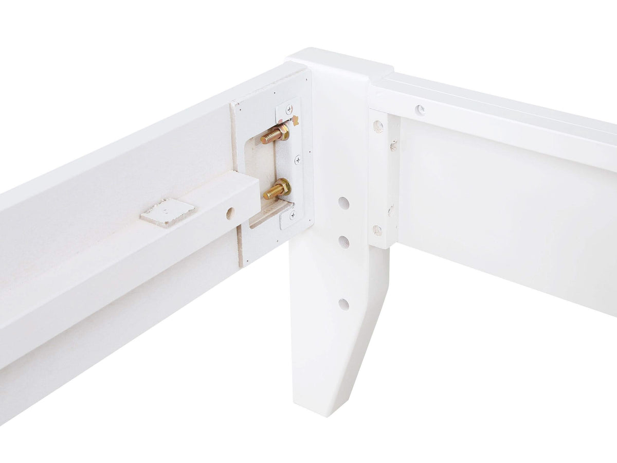 Cama de plataforma universal Hounslow Eastern King blanca