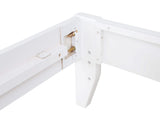 Cama de plataforma universal Hounslow Eastern King blanca