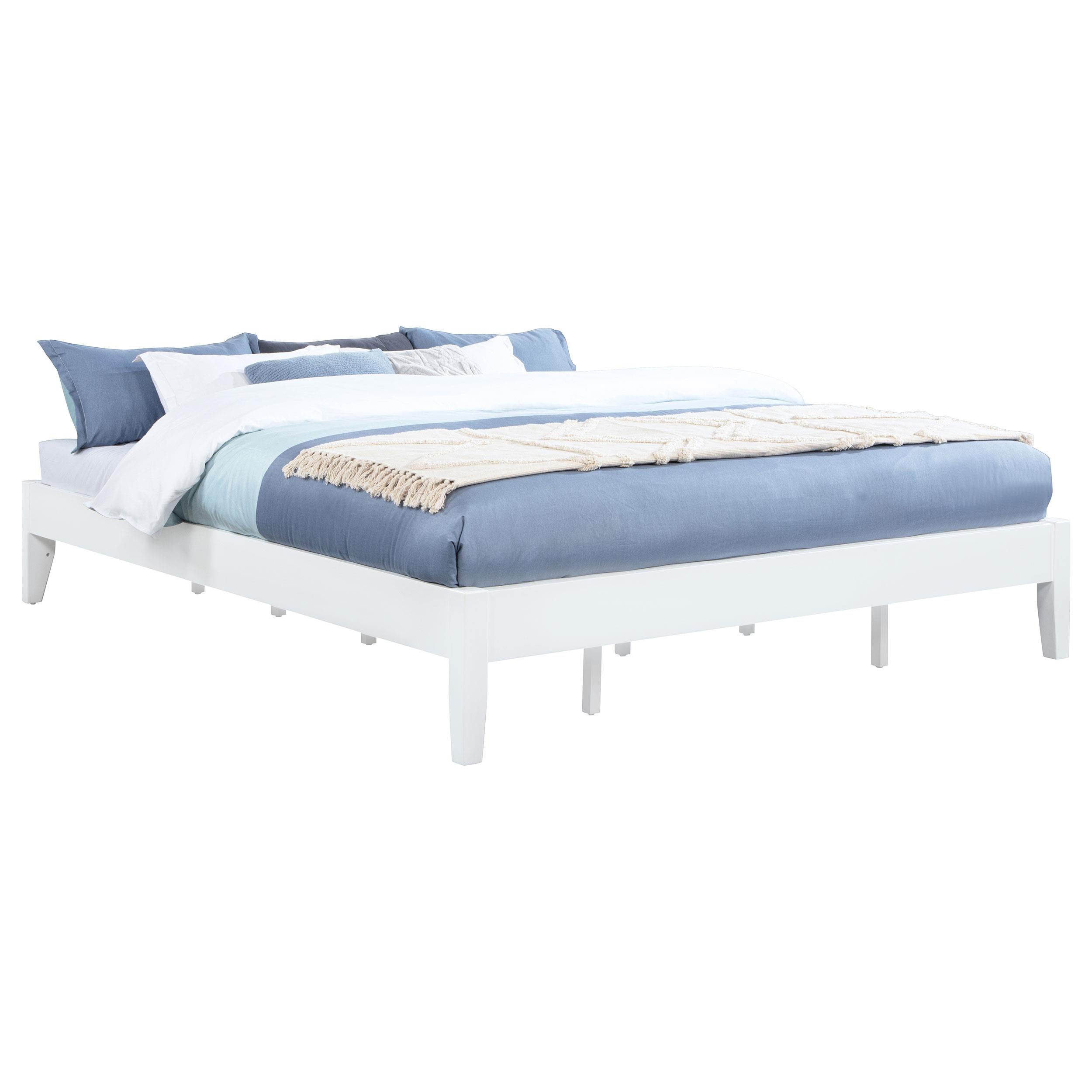 Hounslow California King Universal Platform Bed White