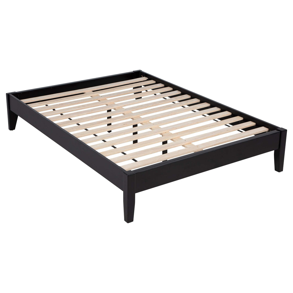 Cama de plataforma universal Hounslow Full, color negro
