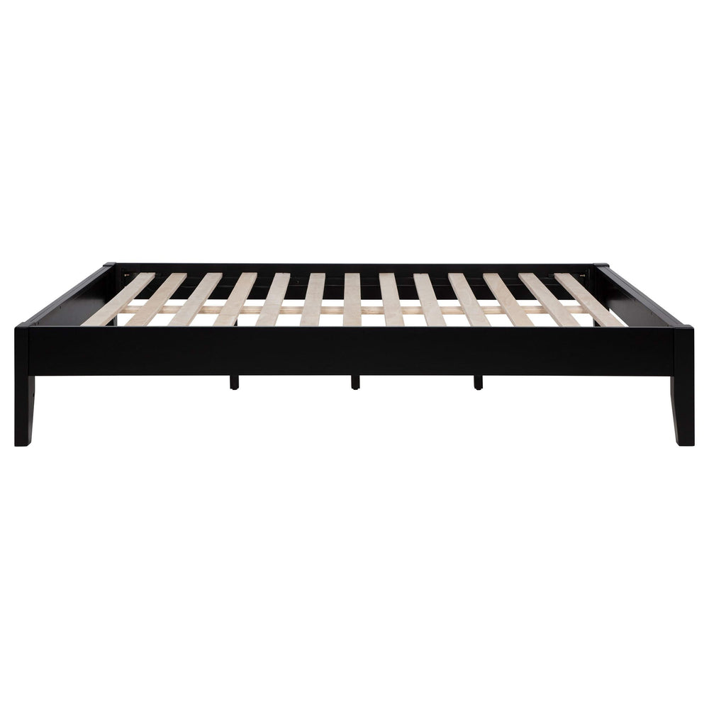 Cama de plataforma universal Hounslow Full, color negro