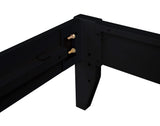 Cama de plataforma universal Hounslow Full, color negro