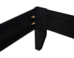 Cama de plataforma universal Hounslow Eastern King negra