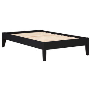 Cama de plataforma universal Hounslow Twin negra