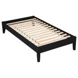 Cama de plataforma universal Hounslow Twin negra