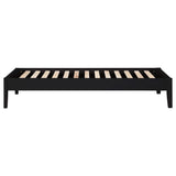 Cama de plataforma universal Hounslow Twin negra
