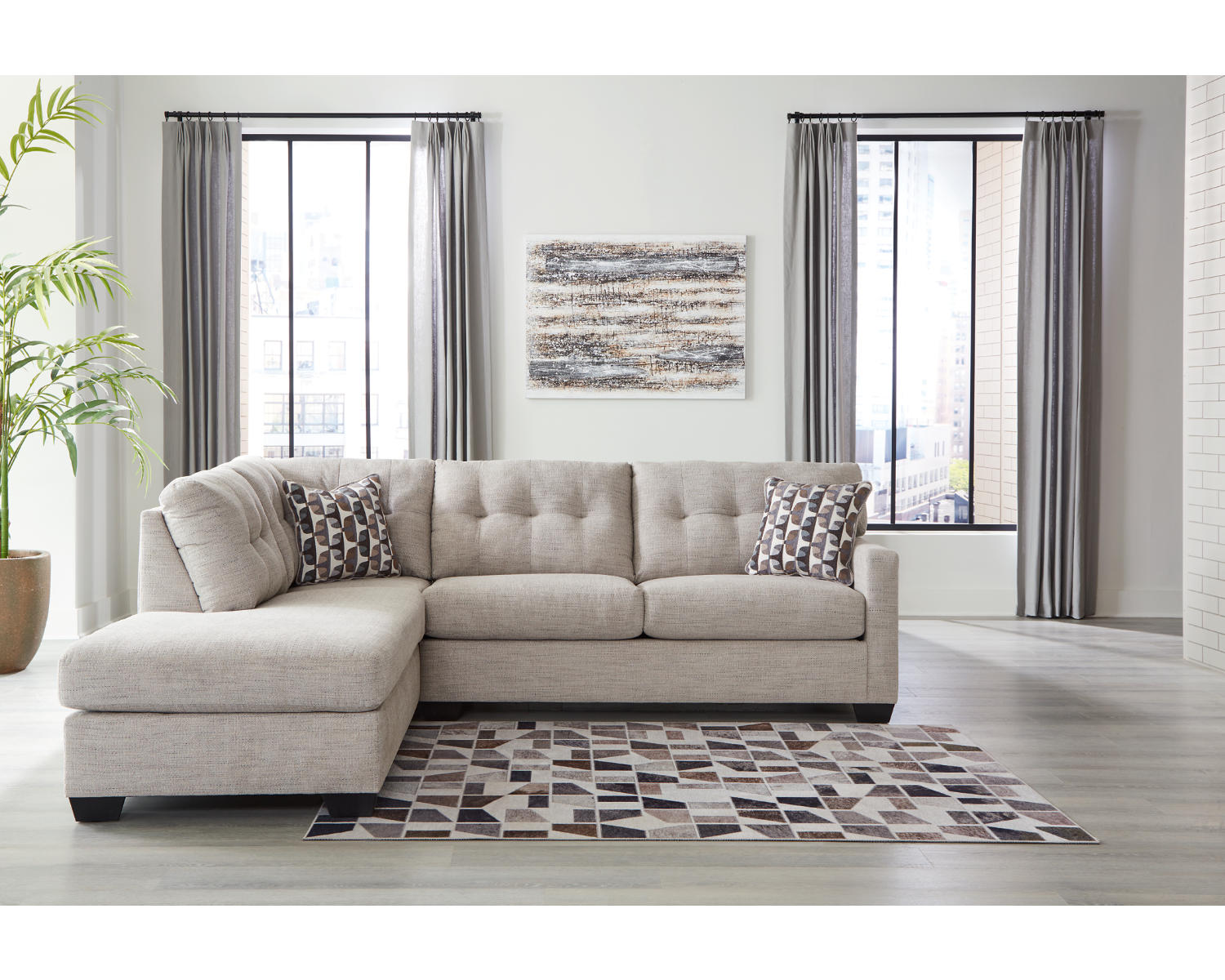 Mahoney 2-Piece Sectional with Chaise