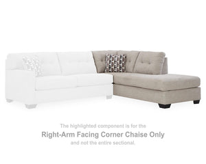 Chaise longue esquinera con brazo derecho Mahoney