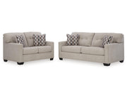 Mahoney Full Sofa Sleeper and Loveseat