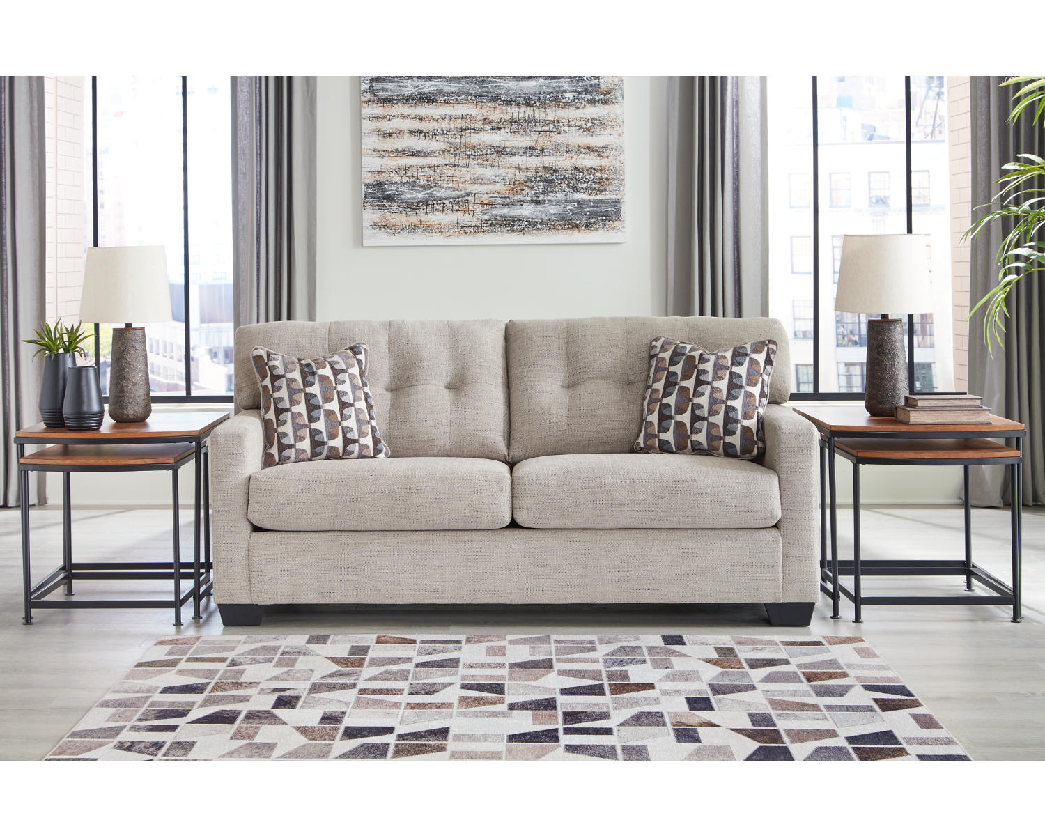 Mahoney Sofa and Chaise