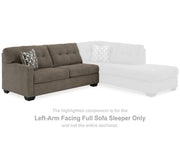 Mahoney Left-Arm Facing Full Sofa Sleeper