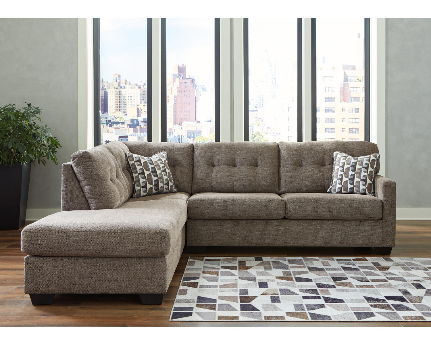 Mahoney 2-Piece Sleeper Sectional with Chaise