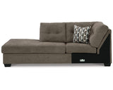 Chaise longue esquinera con brazo izquierdo Mahoney
