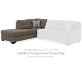 Chaise longue esquinera con brazo izquierdo Mahoney