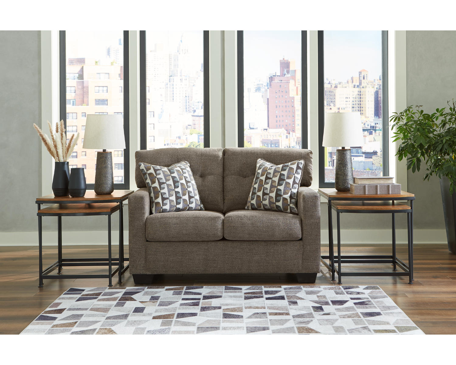 Mahoney Sofa and Loveseat