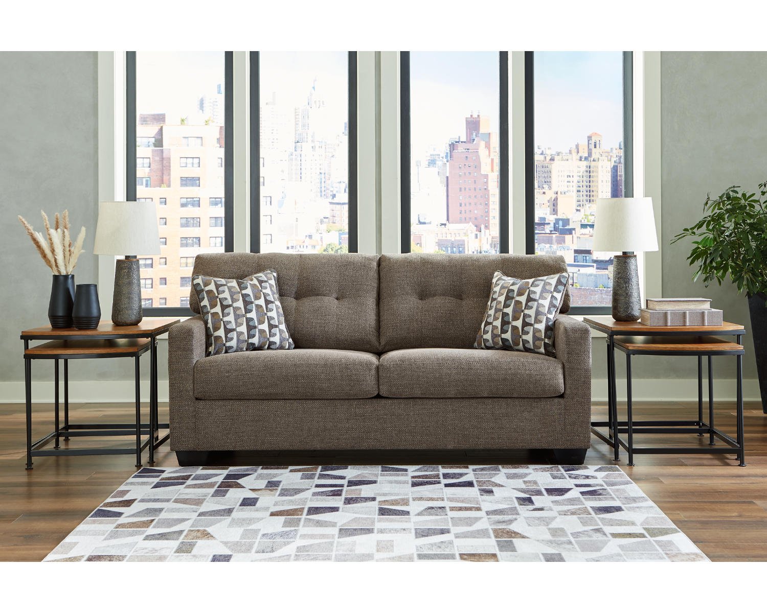 Mahoney Full Sofa Sleeper and Chaise
