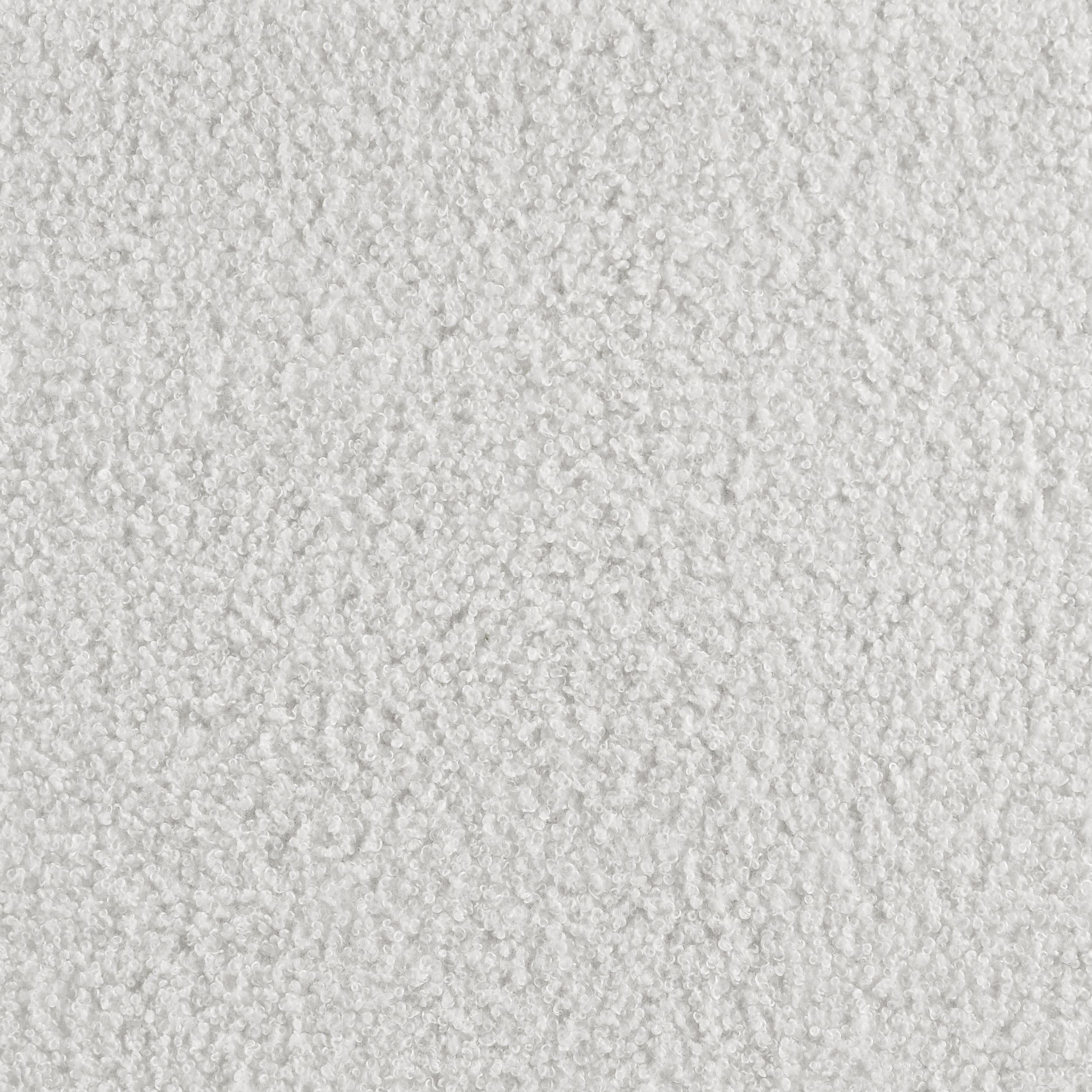 Alamosa Boucle Upholstered Eastern King Platform Bed White