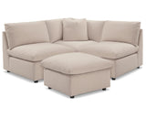 Savesto 3-Piece Sectional with Ottoman