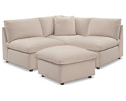 Savesto 3-Piece Sectional with Ottoman