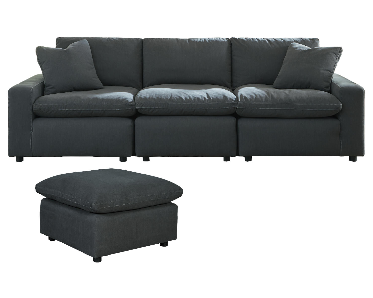 Savesto 4-Piece Sectional with Ottoman