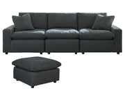 Savesto 4-Piece Sectional with Ottoman