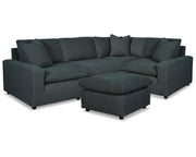 Savesto 4-Piece Sectional with Ottoman