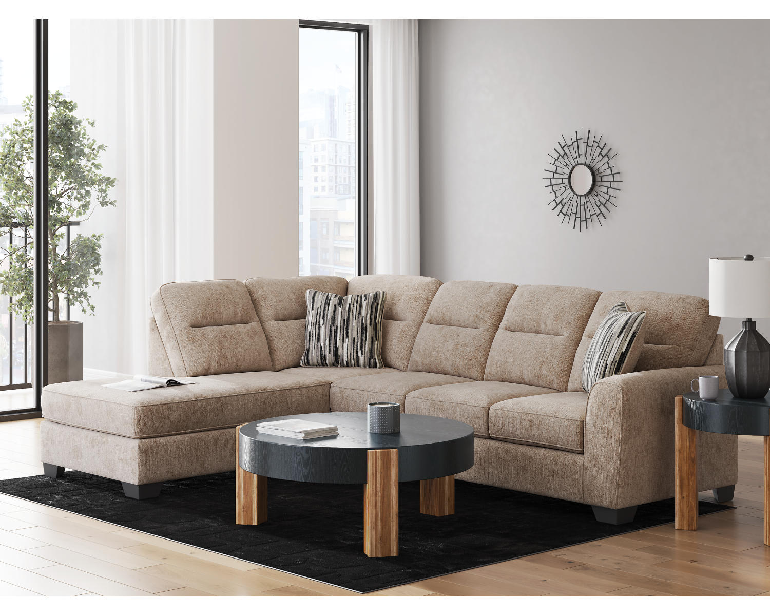 Olten 2-Piece Sectional with Chaise