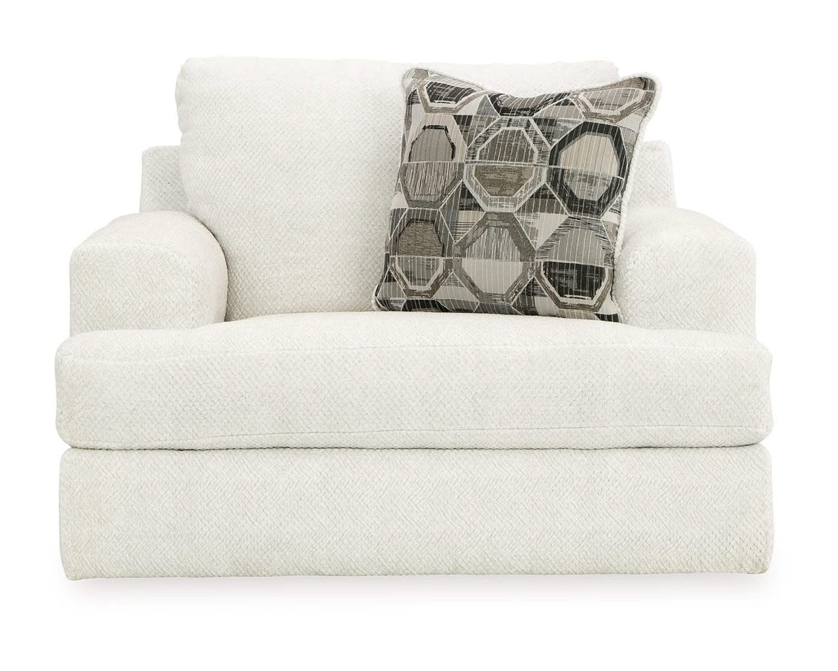Karinne Loveseat, Oversized Chair and Accent Ottoman