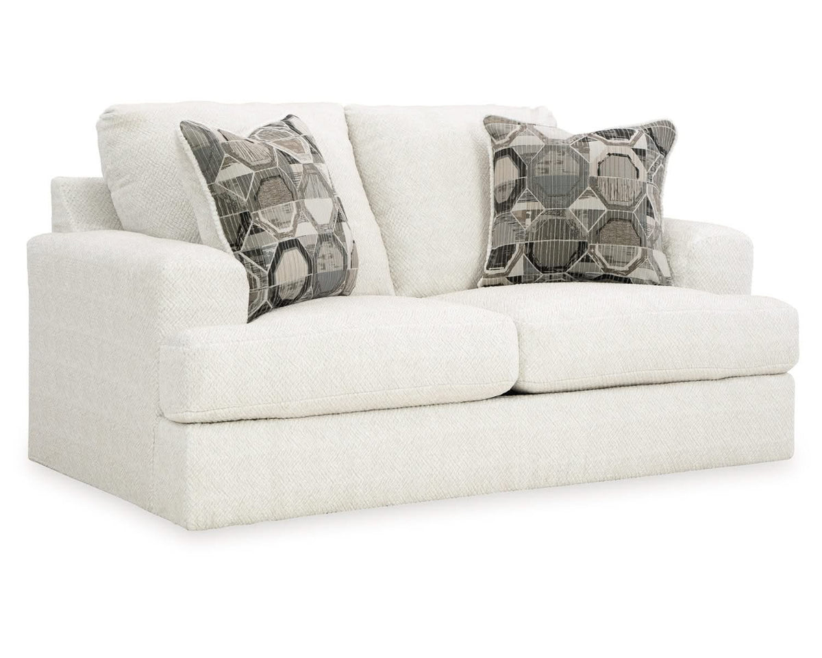 Karinne Loveseat, Oversized Chair and Accent Ottoman