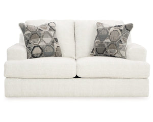 Karinne Loveseat, Oversized Chair and Accent Ottoman