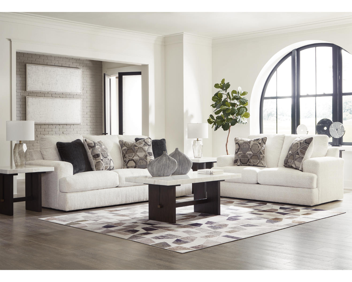 Karinne Sofa and Loveseat